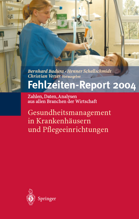 Cover der WIdO-Publikation Fehlzeiten-Report 2004